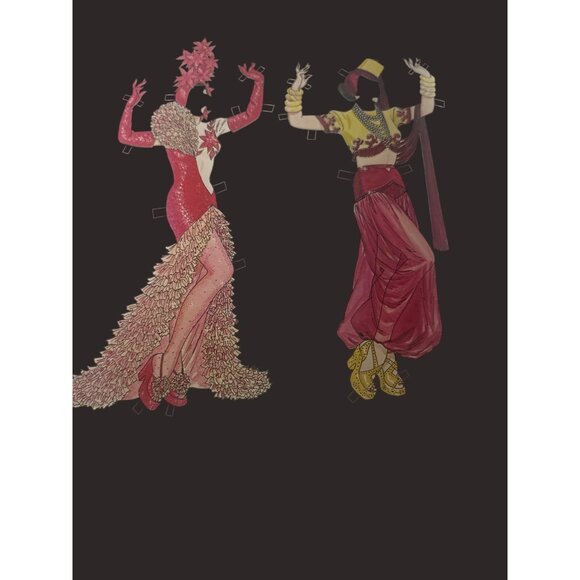 Tom Tierney Carmen Miranda Paper Dolls In Full Color 1982 Dover Books uncut - Picture 4 of 7